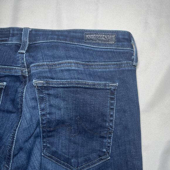 AG Adriano Goldschmied Jeans Womens 28 The Prima Crop Cigarette Dark Wash Blue - Picture 5 of 8